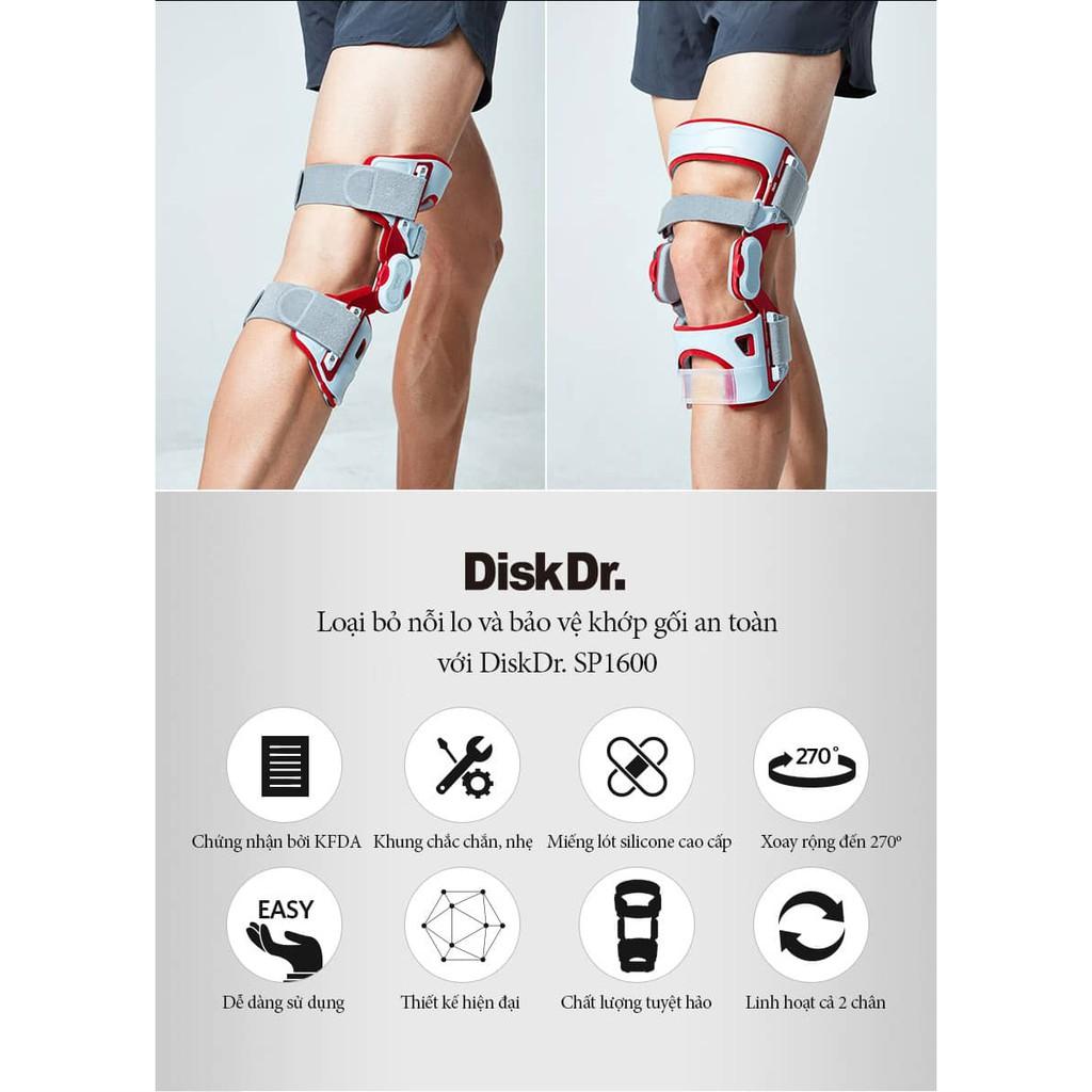 Đai kéo giãn bảo vệ khớp gối DiskDr. SP1600 Hàn Quốc công nghệ “đòn bẩy”