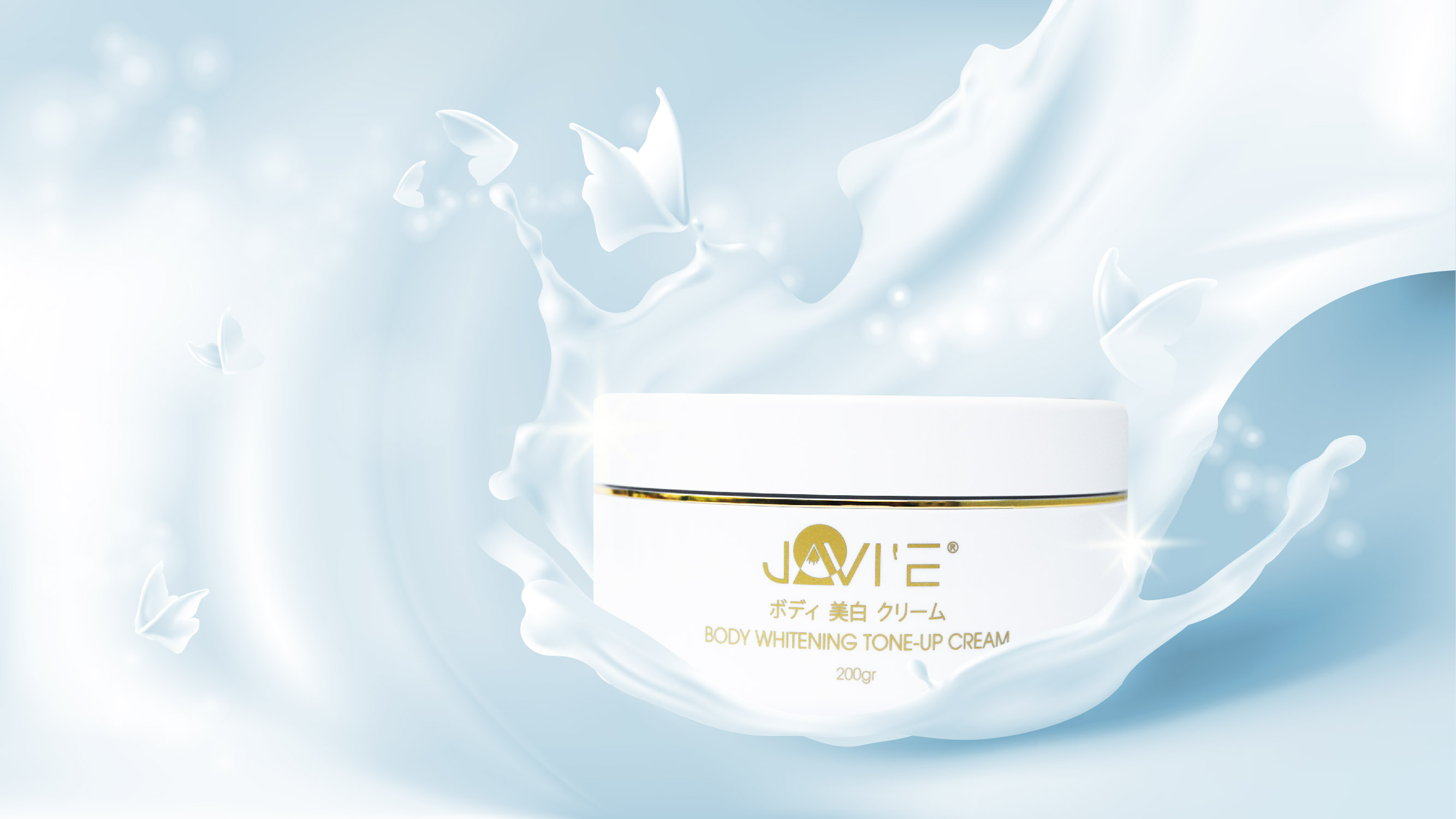 KEM DƯỠNG THỂ JAVI'E BODY WHITENING TONE- UP CREAM