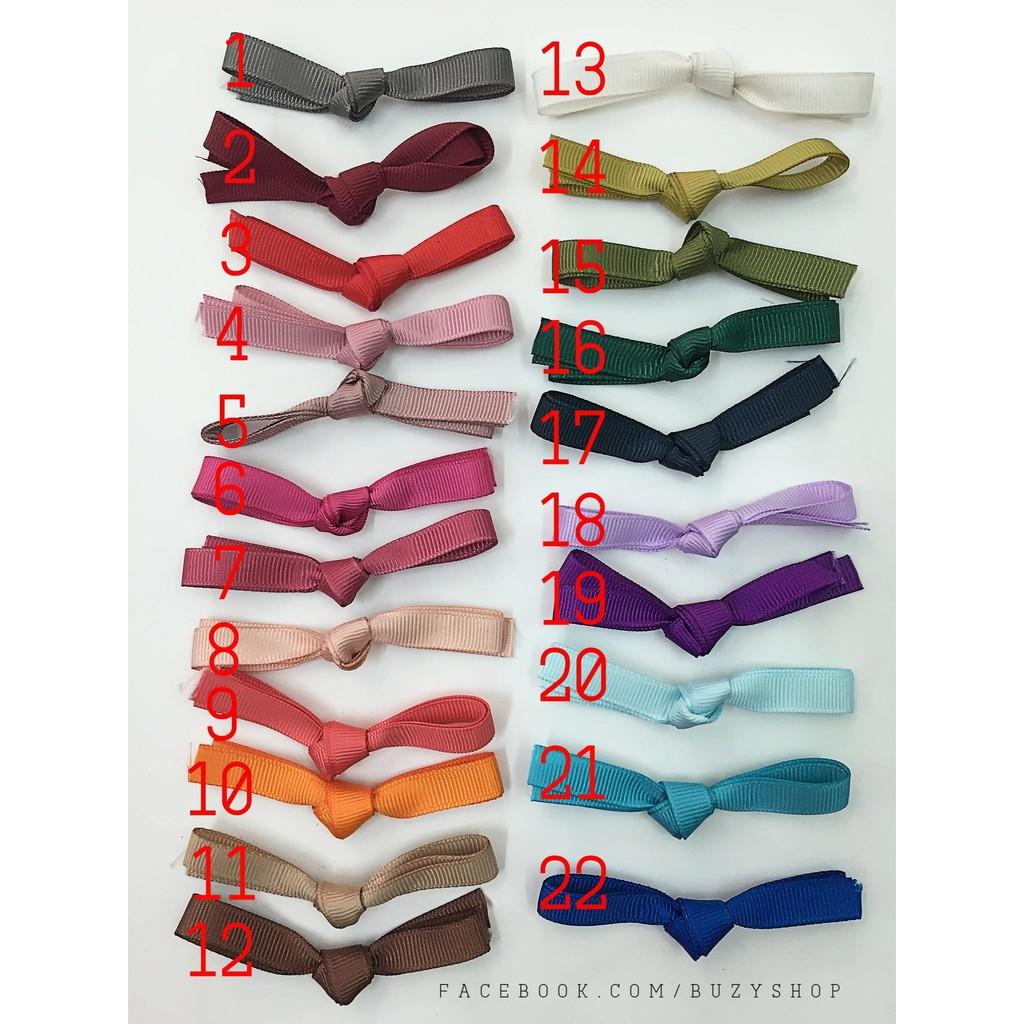 Ruy băng gân bản nhỏ 1cm nguyên liệu thủ công, phụ liệu handmade