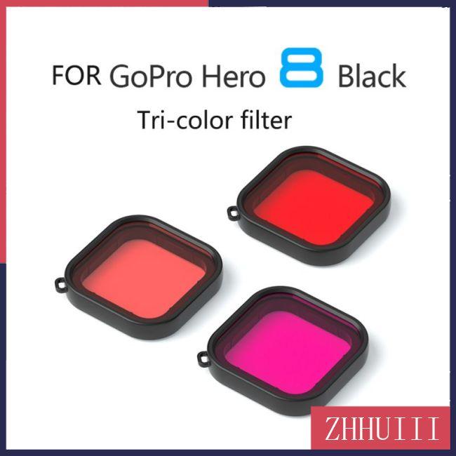 Bộ Lọc Ống Kính Máy Ảnh Gopro Hero 8 Chống Nước