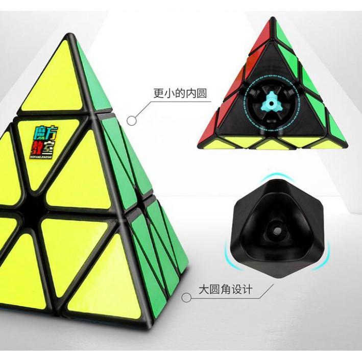 Rubik Biến Thể Tam Giác Pyraminx Stickerless MoYu MeiLong MFJS Pyramid Tam Giác