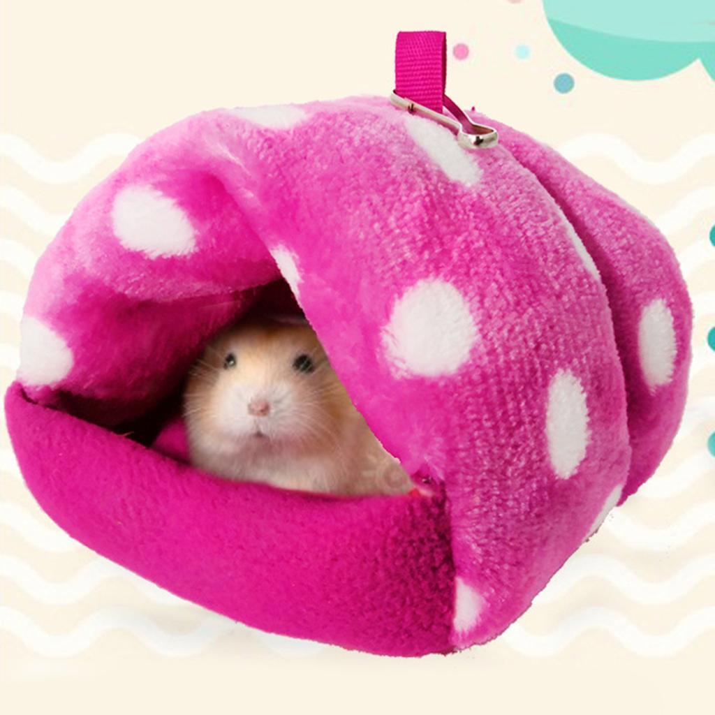 2-pack Cozy Guinea-Pigs Hamster Bed House Hammock Hut Tent Hanging Cage Cave