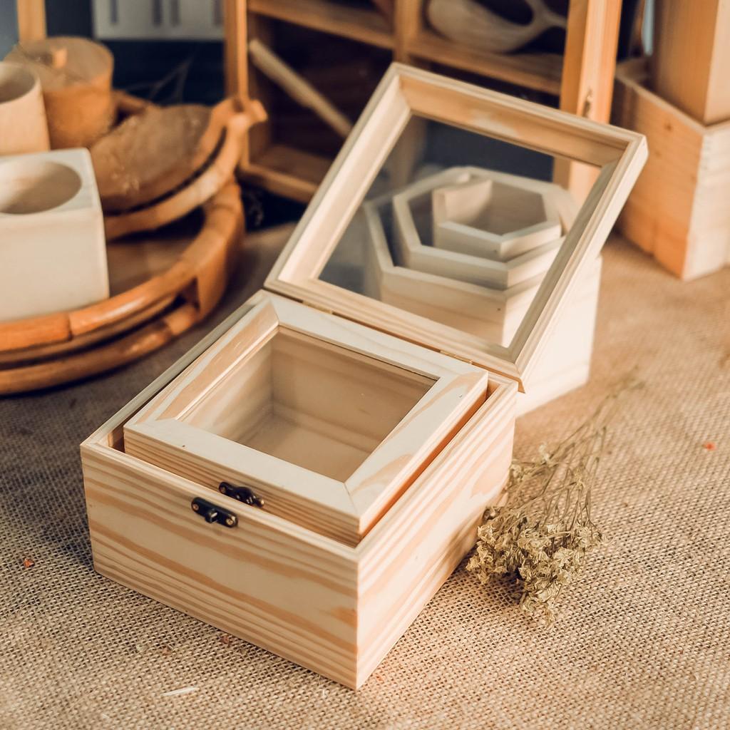 Đựng đồ đa năng - Hộp gỗ tự nhiên