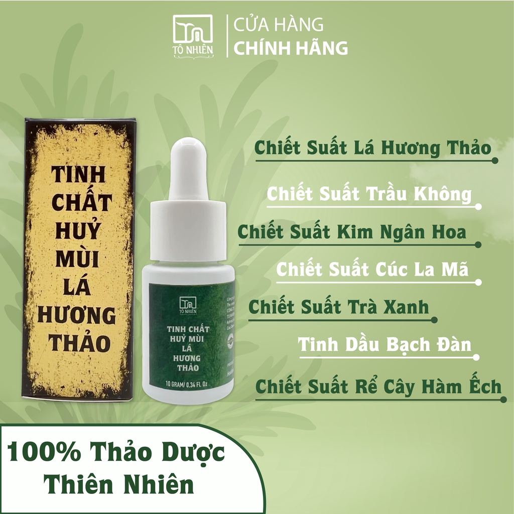 Serum hôi nách Tô Nhiên 10g tác dụng triệt hôi nách, hôi chân, mồ hôi tay chân vĩnh viễn