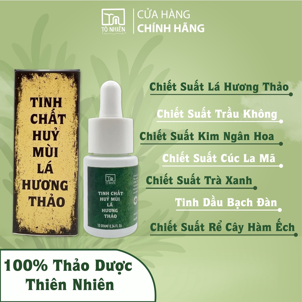 Serum hôi nách Tô Nhiên 10g tác dụng triệt hôi nách, hôi chân, mồ hôi tay chân vĩnh viễn