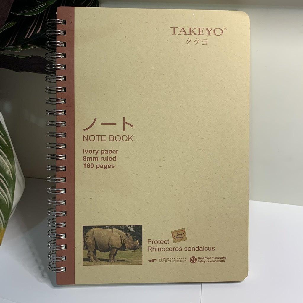 Sổ lò xo Takeyo khổ A5 160tr TMG-8532