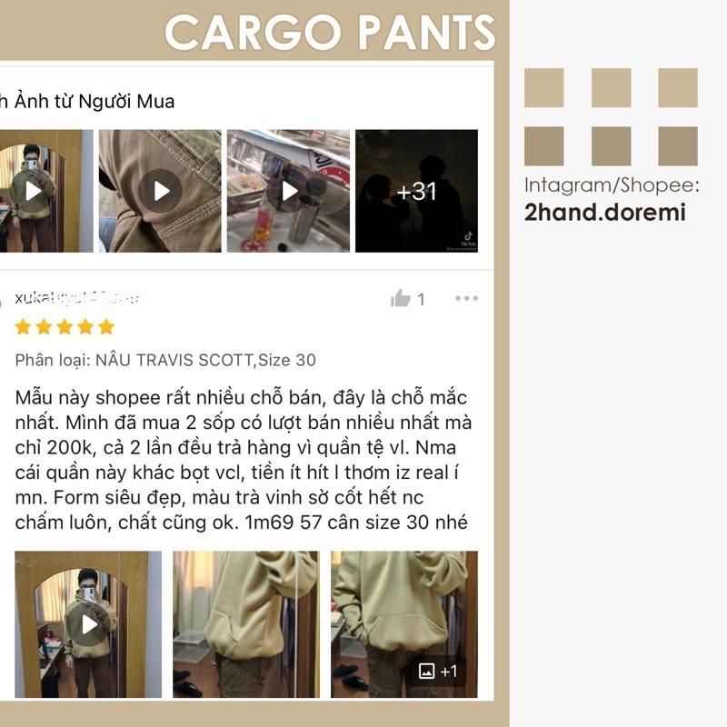 Quần Kaki Túi Hộp Nam Nữ Màu Sắc Retro - Chất Vải Dày Dặn Không Nhăn Không Xù - Chọn Size Theo Số Đo