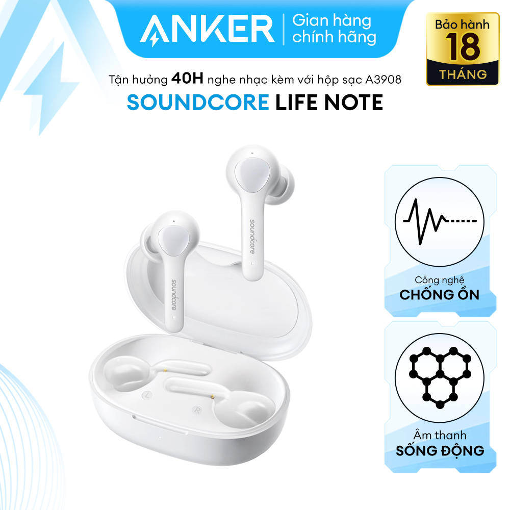 Tai nghe bluetooth TWS SOUNDCORE Life Note (by Anker) - A3908