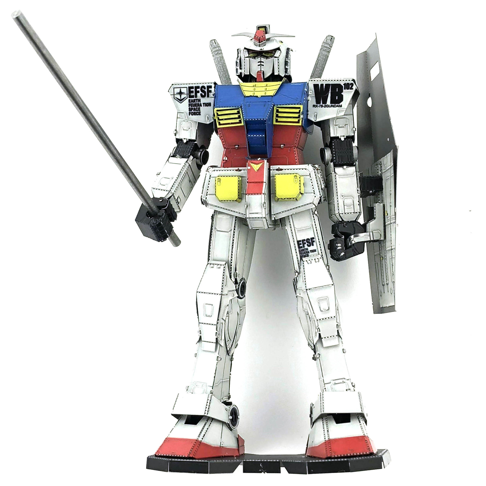 Mô hình thép 3D tự ráp Gundam RX 78-2 màu