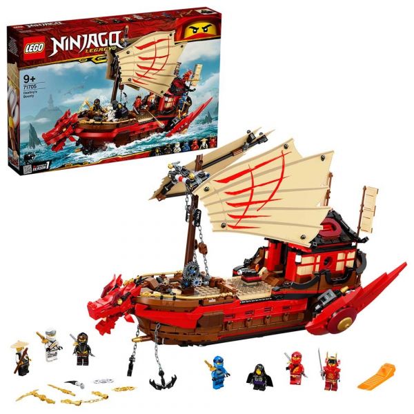 Đồ chơi lắp ráp mô hình LEGO NINJAGO Siêu tàu chiến Destiny's Bounty 71705