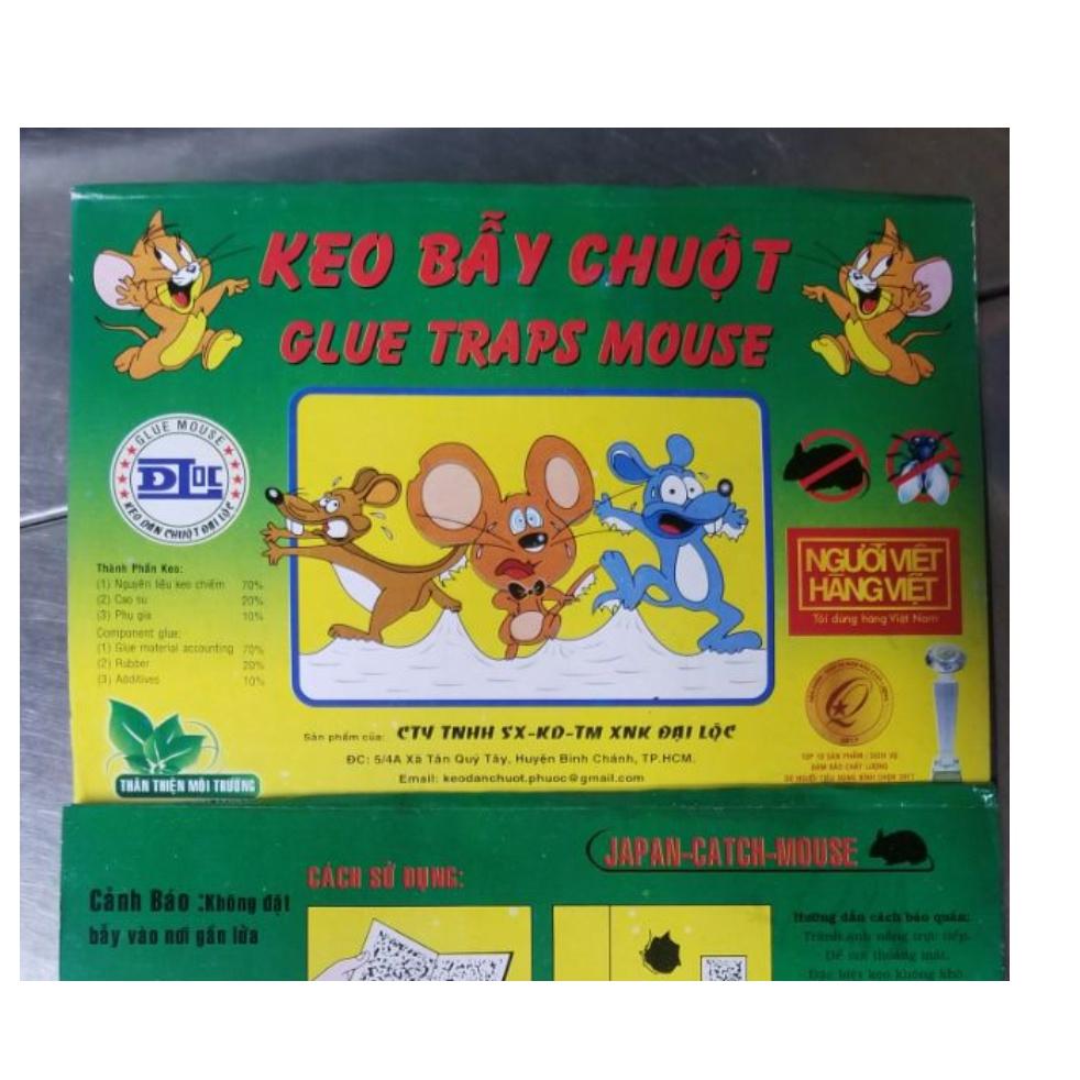 Combo 2 miếng keo dính chuột - bẫy chuột hàng Việt Nam