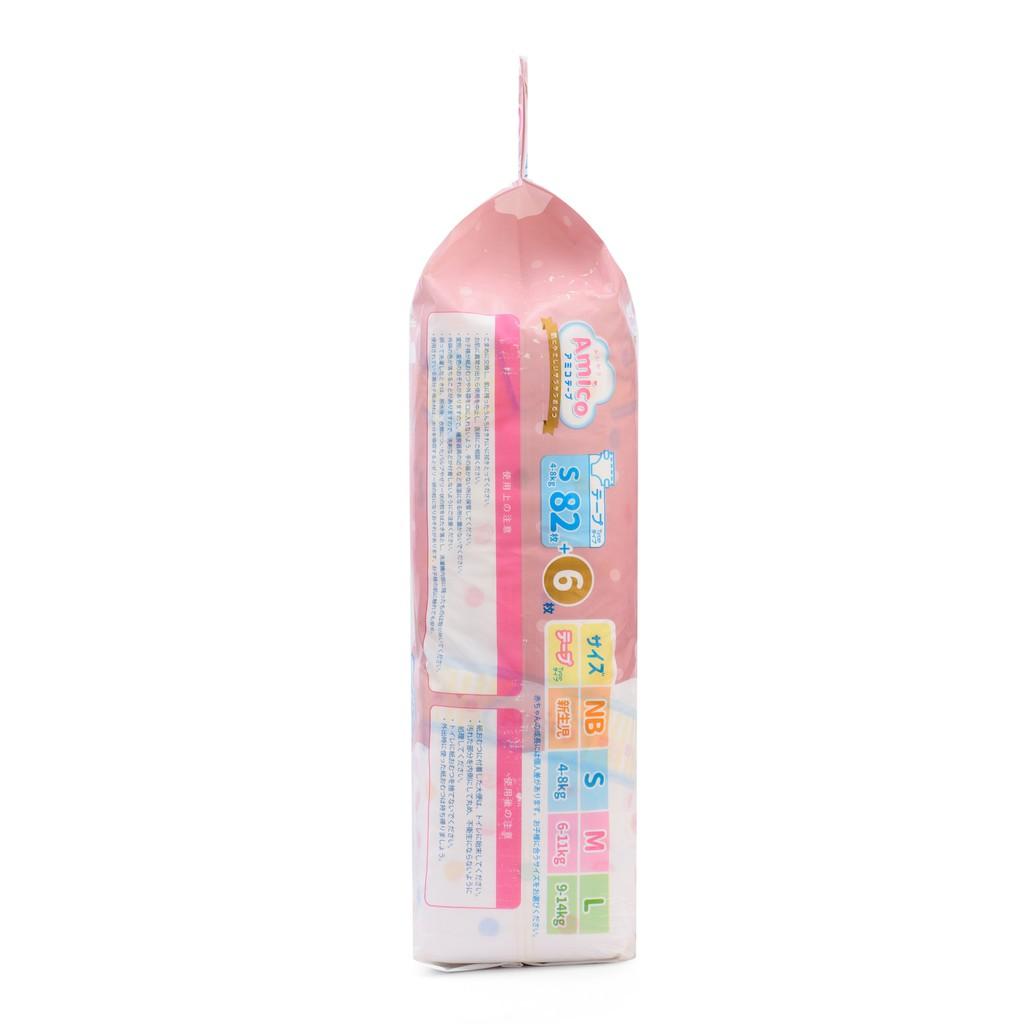 Bỉm - Tã dán Amico size S 82+ 6 miếng