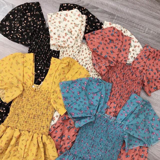 Váy bầu xinh dự tiệc dáng dài chất thô lụa cao cấp