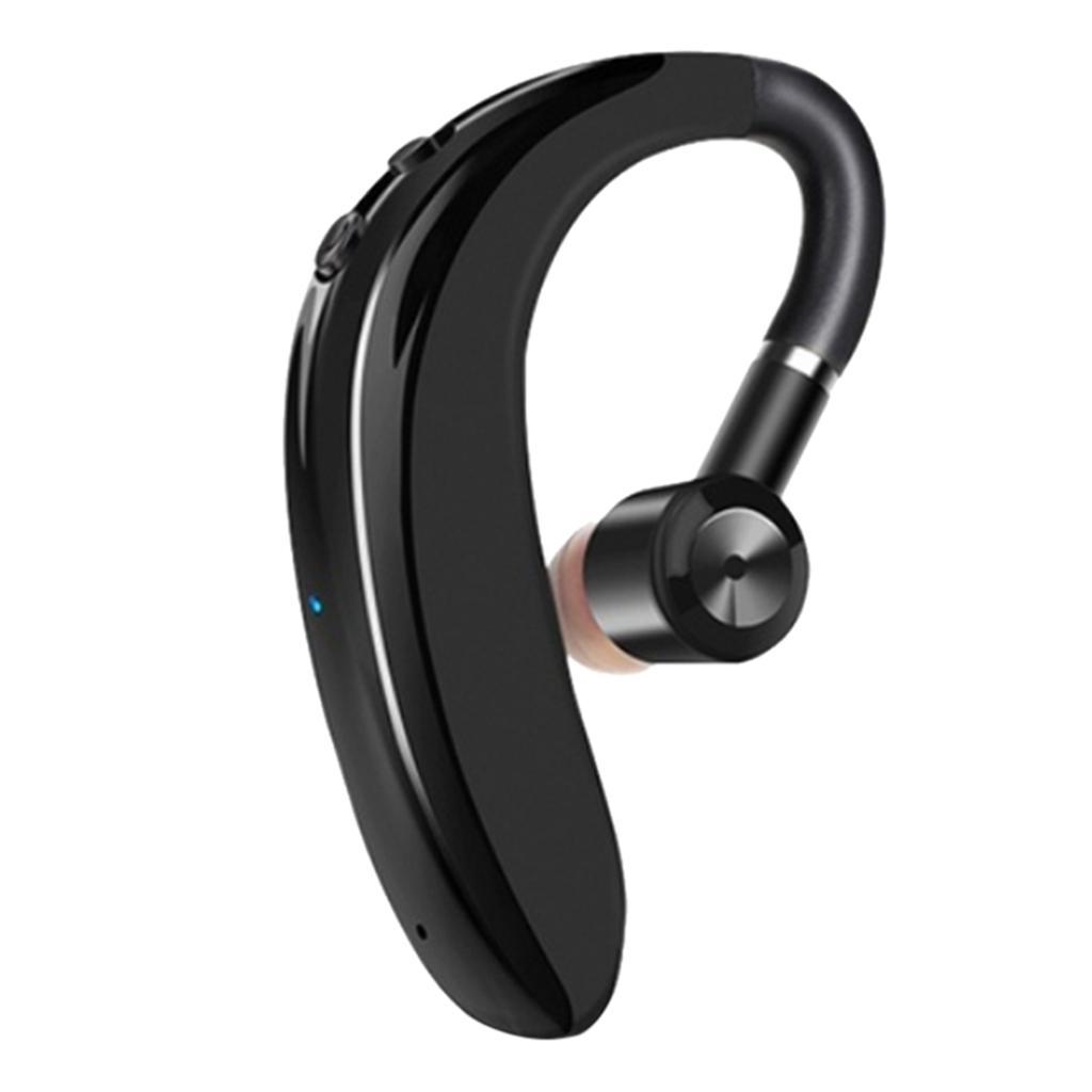 Bluetooth Waterproof -hook Headset Earphone Earbuds with Mic Black