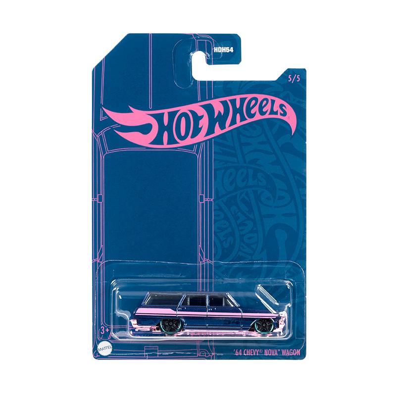 Đồ Chơi HOT WHEELS Siêu Xe Hw Phiên Bản Ngọc Trai - 64 Chevy Nova Station Wagon HDH60/HDH54