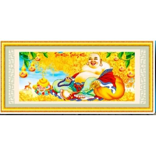 Tranh đính đá Tiếu khẩu trường khai - LV178