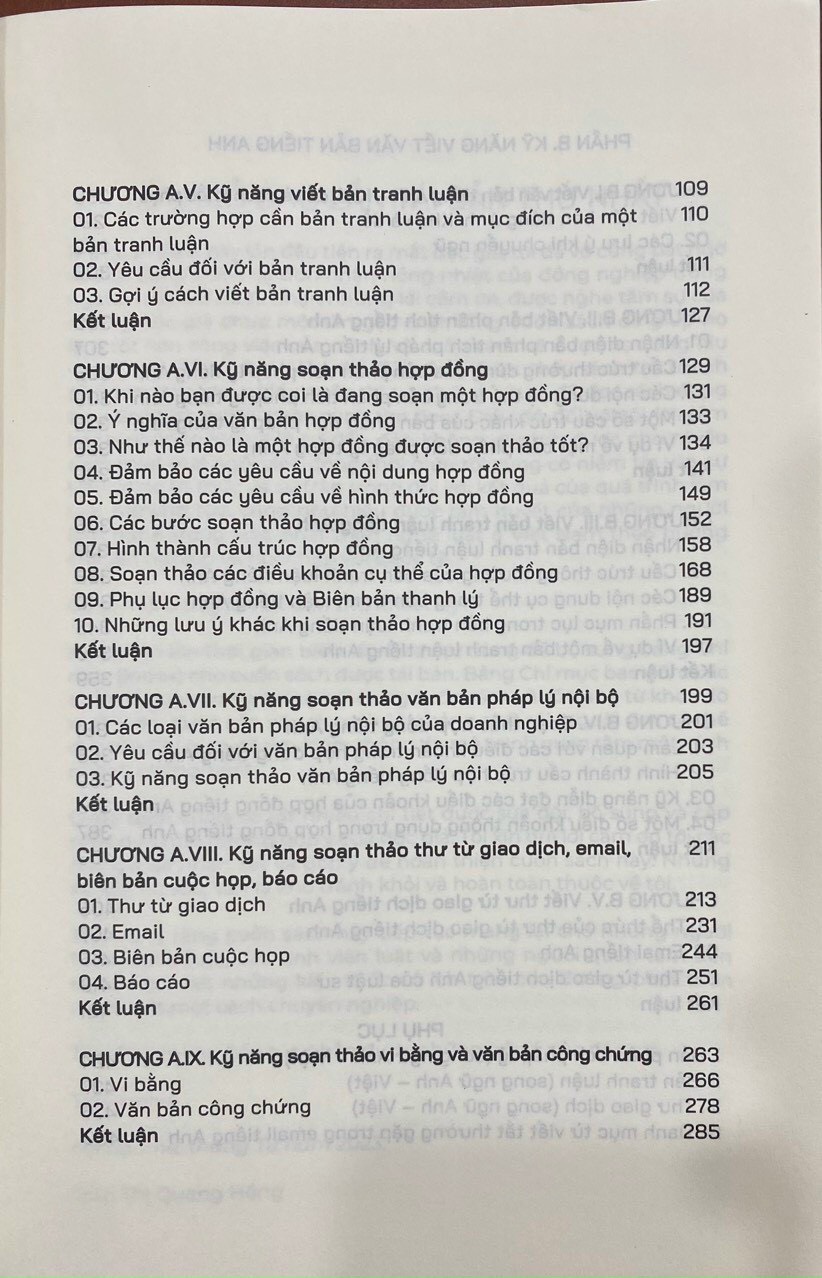 Kỹ năng viết cho người hành nghề luật