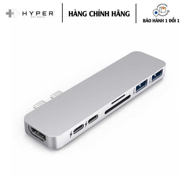 Cổng Chuyển HyperDrive DUAL USB-C Hub Cho MacBook - Hàng Chính Hãng