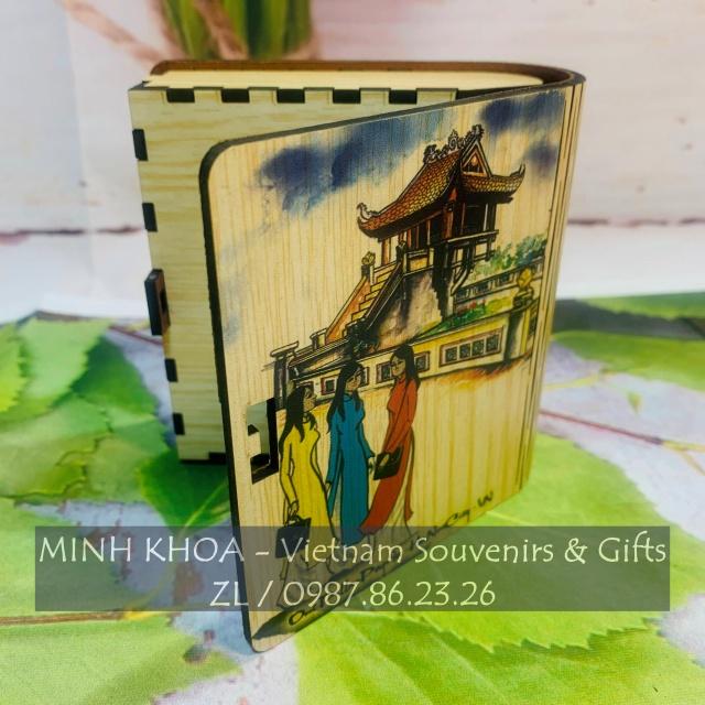 Ví Gỗ Cầm Tay Vintage Sáng Tạo