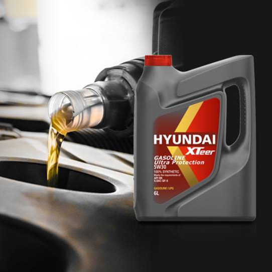 Dầu nhớt ô tô máy xăng Hyundai Gasoline Ultra Protection 5W30 6 lít