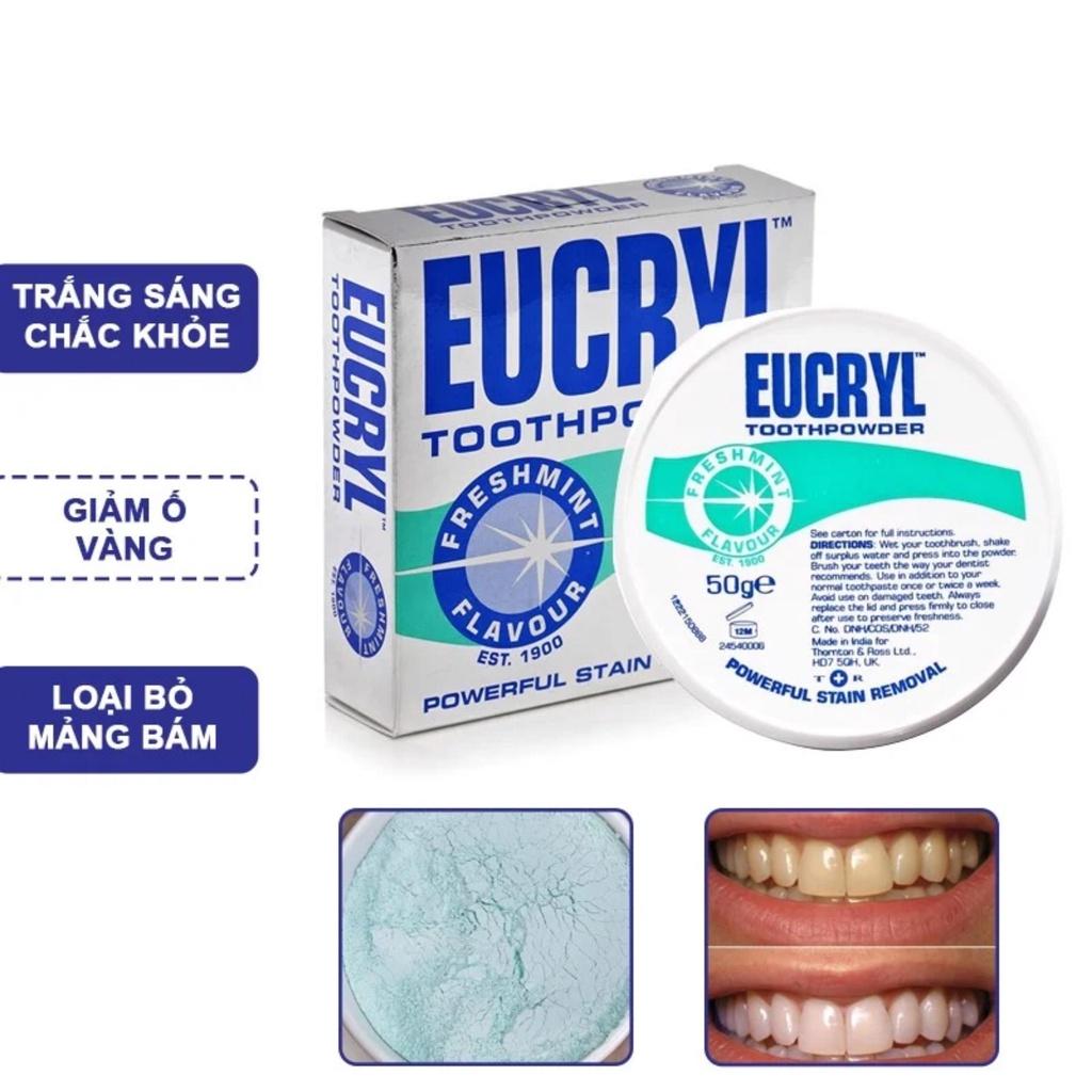 Bột Tẩy Trắng Răng Eucryl Powerful Stain Removal Toothpowder 50g