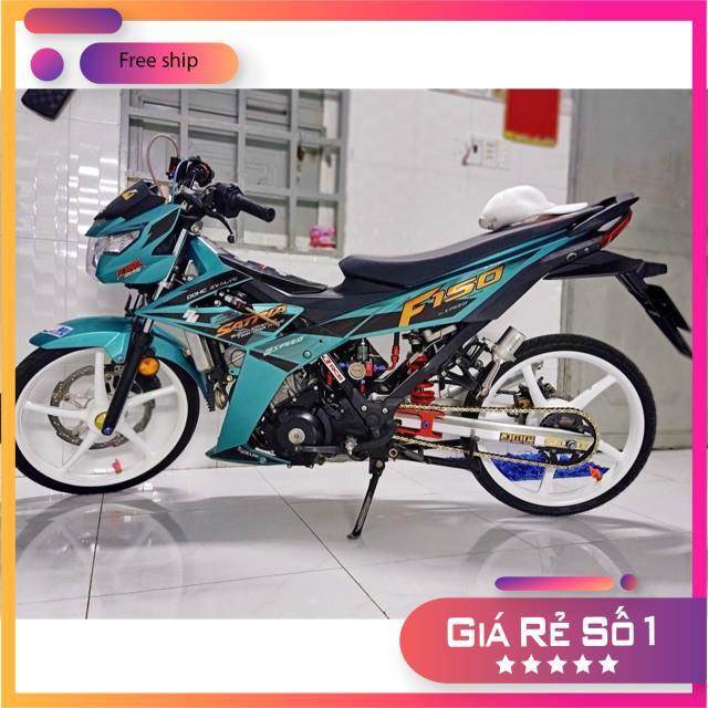 Tem rời dành cho dán xe Satria chất liệu Crom cao cấp