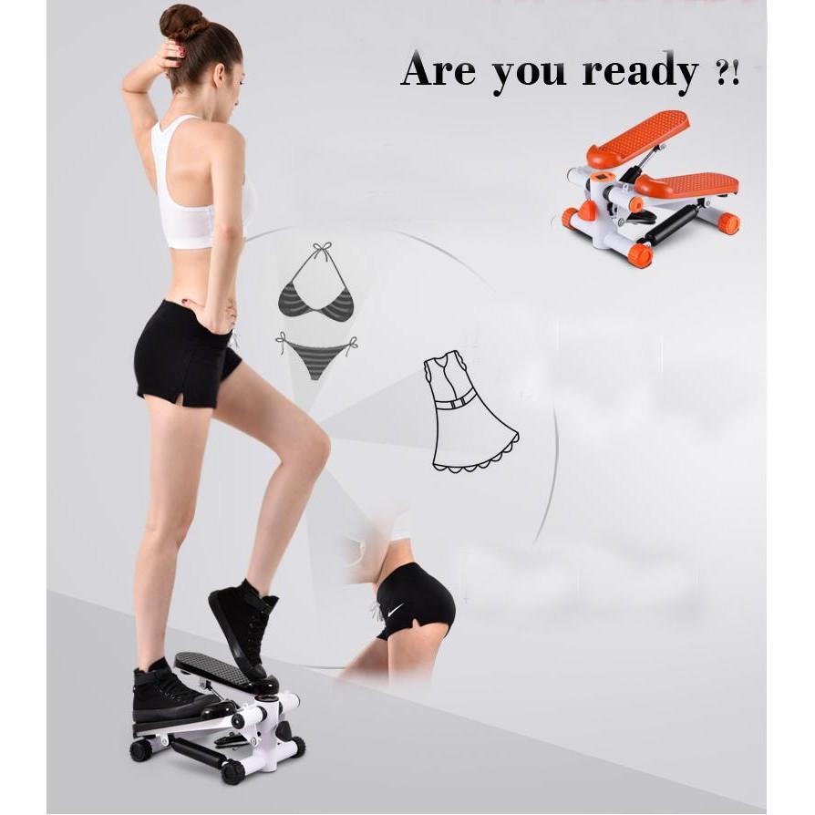 Máy chạy bộ tại chỗ mini stepper Cao cấp tặng dây kéo chạy bộ ... Hàng mới !!!