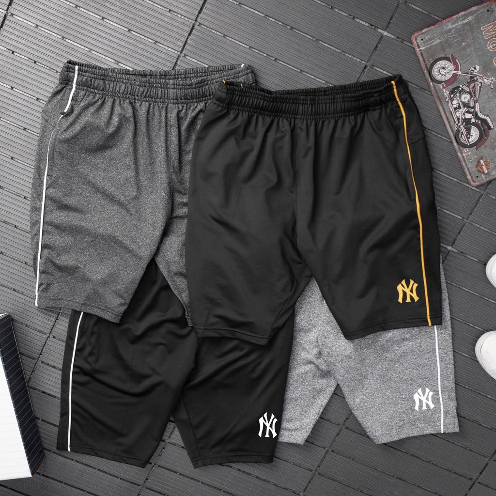 { FREE SHIP} QUÂN SHORT NAM NY viền màu THUN THỂ THAO GYM ,CHẠY BỘ ,,,, mặc ở nhà ĐỀU OK NHÉ AE MÃ ND012