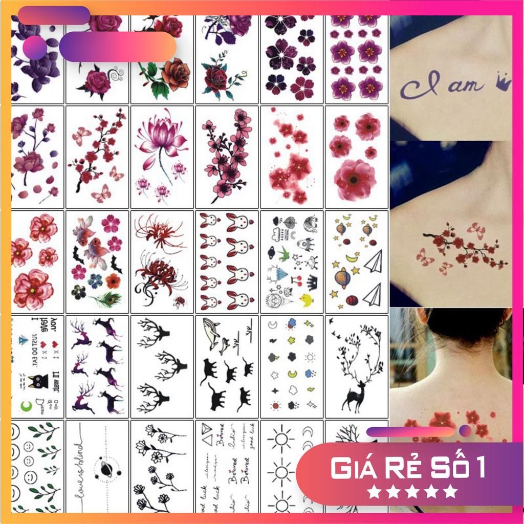 SALE Set ,bộ,gói 30 miếng dán hình xăm tato cực độc- cực đẹp
