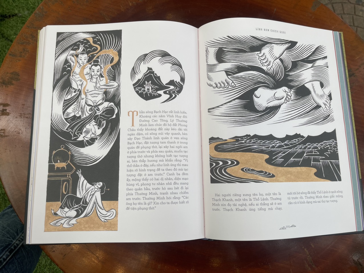 Combo 3 Cuốn Sách NAM HẢI DỊ NHÂN LIỆT TRUYỆN - TRUYỀN KỲ MẠN LỤC –  LĨNH NAM CHÍCH QUÁI - bìa cứng in màu khổ lớn – Tạ Huy Long và Nguyễn Công Hoan minh họa