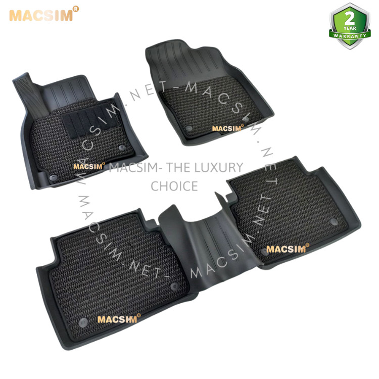 Thảm lót sàn ô tô 2 lớp cao cấp dành cho xe MAZDA CX5 2012- 2022+ nhãn hiệu Macsim 3w chất liệu TPE