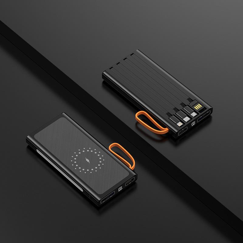 Đảm bảo chất lượng di động mới siêu mỏng khép kín sạc không dây kho báu 20000 mAh dung lượng lớn sạc nhanh năng lượng di động quà tặng