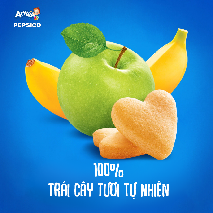 Trái cây nghiền vị táo, chuối và bánh quy Agusha 90g dành cho bé từ 6 tháng trở lên