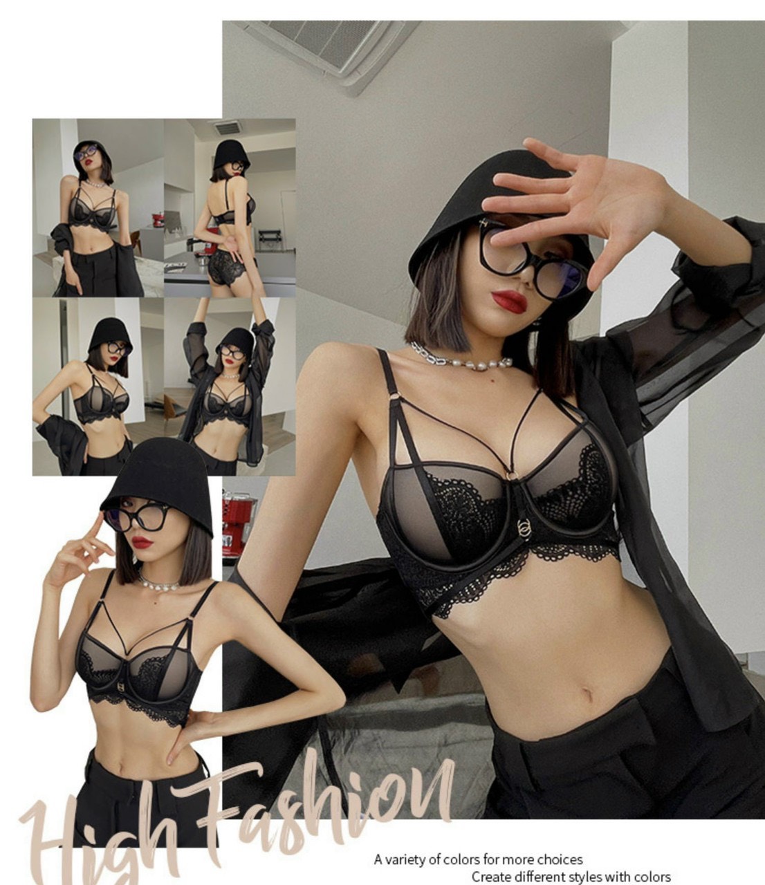 Bộ Bra Nâng Ngực Gợi Cảm - B.Lingerie