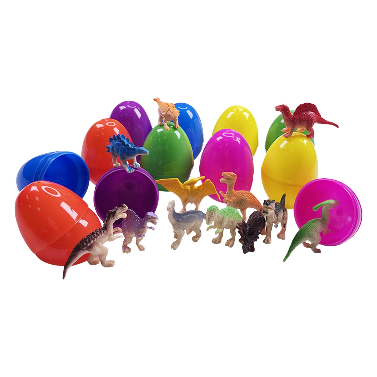 Set 12 Trứng Phục Sinh Kèm 36 Món Quà Đồ Chơi Động Vật Ngẫu Nhiên Dành Cho Trẻ Em