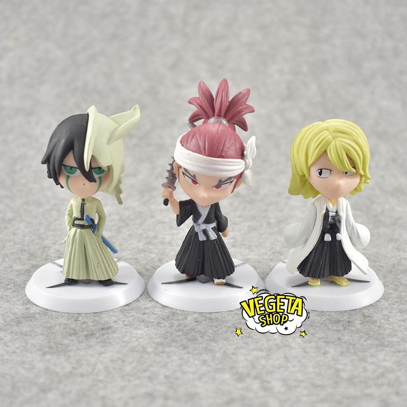 Mô hình Bleach - Set 6 Bleach Kurosaki Ichigo Kuchiki Rukia Inoue Orihime Sado Yasutora Ishida Uryu Bount Kariya Jin 7cm