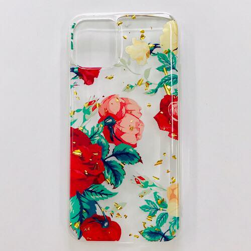 Ốp lưng cho iPhone 11 Pro Max  hiệu i-KURA Bezel Flower D2 - Hàng nhập khẩu