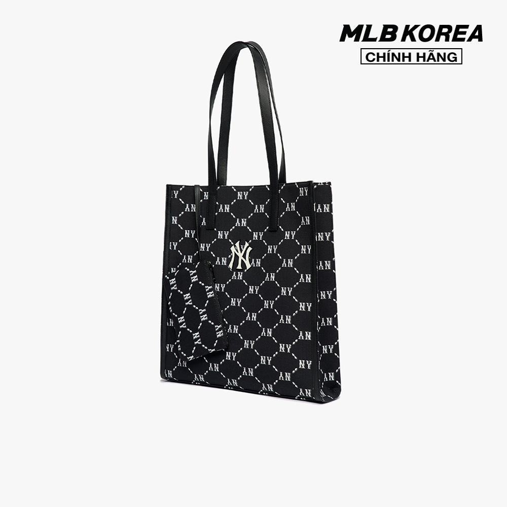 MLB - Túi tote chữ nhật Monogram Diamond Jacquard 3AORM012N