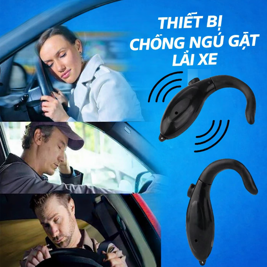 Máy Chống Ngủ Gật Khi Lái Xe &amp; Làm Việc – Cảnh Báo Âm Thanh Giữ Tỉnh Táo Hiệu Quả