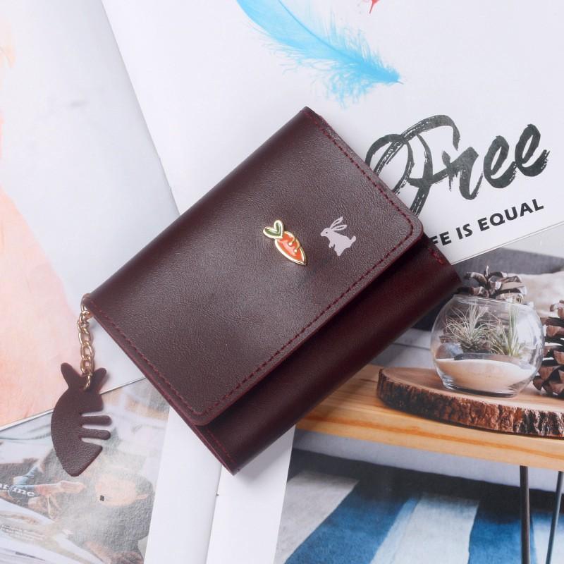 Ví nữ mini cầm tay cute nhỏ gọn bỏ túi đựng tiền nhiều ngăn Hàn Quốc đẹp giá rẻ LUKADO VN02