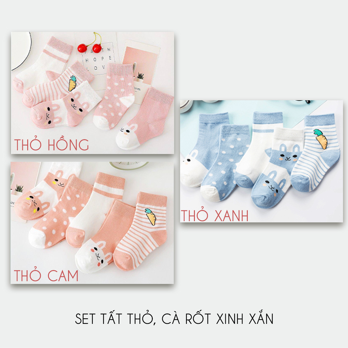 Set 5 Đôi Tất Vớ Hình Ngộ Nghĩnh Cho Bé Trai, Bé Gái Từ 6 Tháng Đến 5 Tuổi, Chất Liệu Thun Cotton 4 Chiều, Co Dãn Cực Tốt, Êm Mềm, Dễ Thương