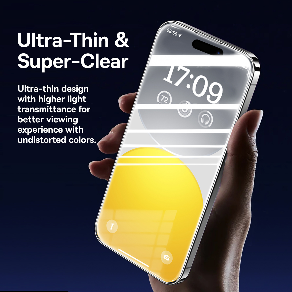 Kính Cường Lực Chống Nhìn Trộm Baseus Schott Series Full-Coverage Privacy Protection Tempered Glass Screen Protector with Built-in Dust Filter for iP 15 (Hàng chính hãng)