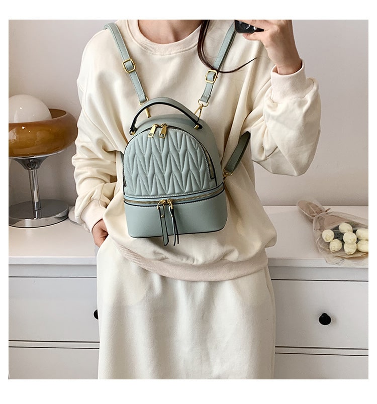 Balo Nữ Đeo Chéo Da Vân Nổi CHIPVN - P120