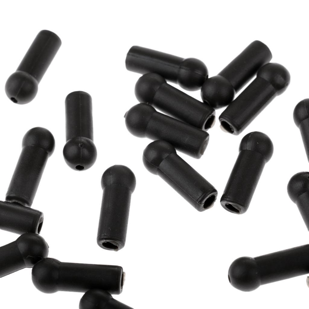 20Pcs Carp Fishing Lead Buffer Shock Beads Coarse Fishing Rubber Rig Beads