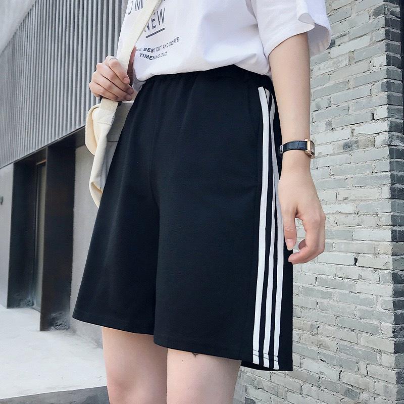 Quần Short, quần đùi nữ 3 sọc phong cách Unisex KANIMI