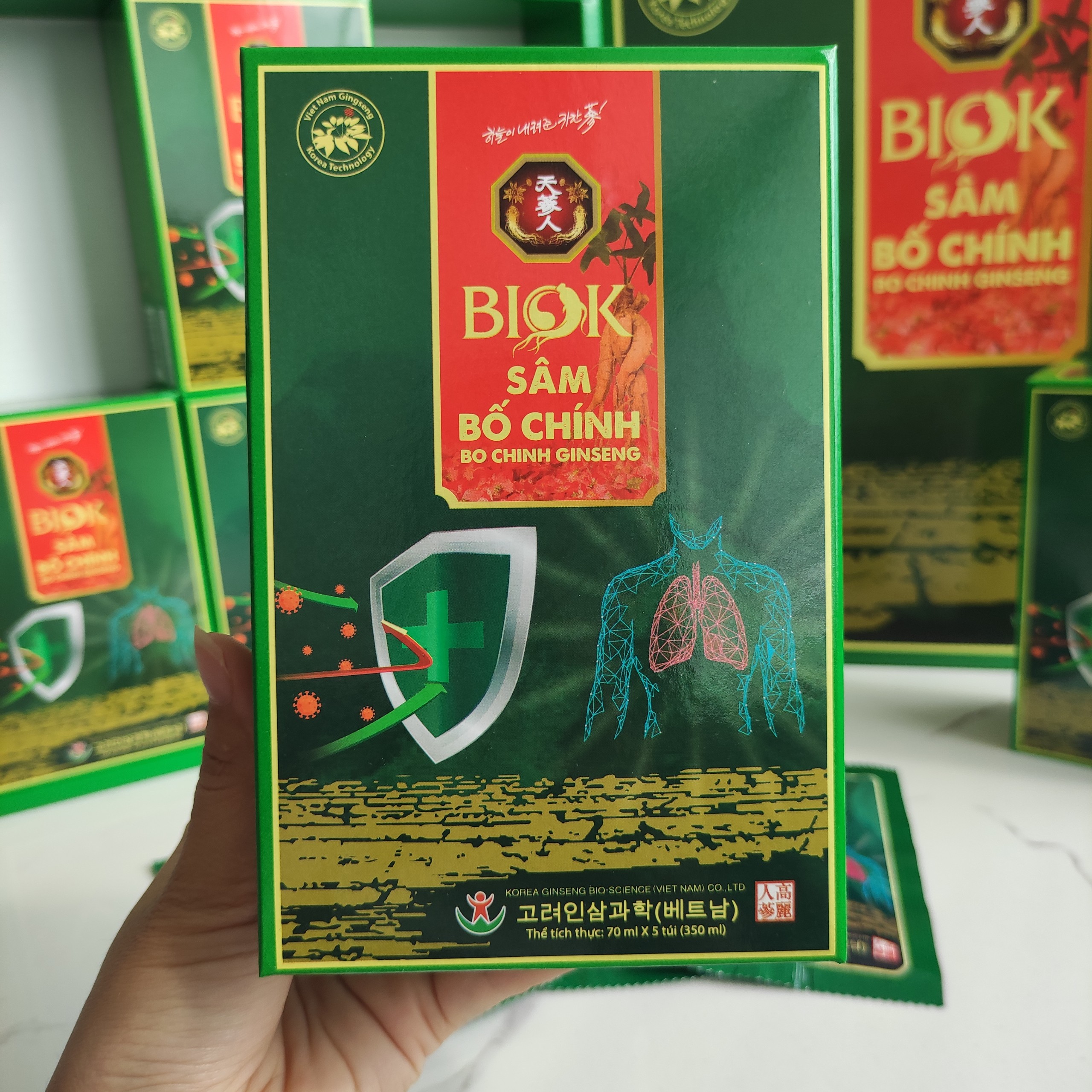 Nước Uống Sâm Bố Chính Biok /hộp