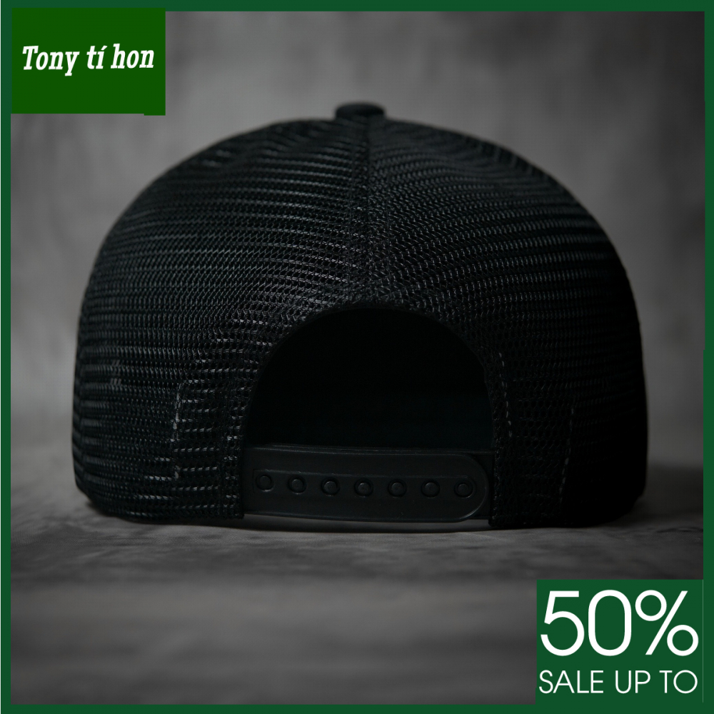 Tony tí hon - Mũ/nón kết lưỡi trai Snapback BT mùa xuân phối lưới thời trang nam nữ cao cấp