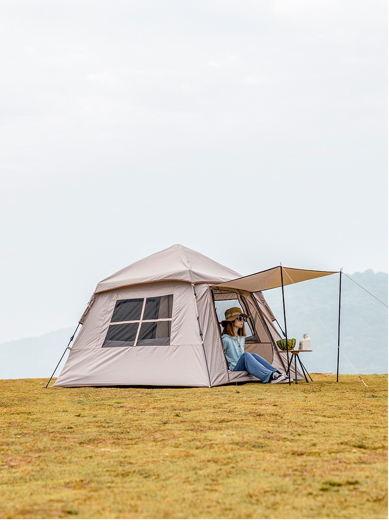 Lều cắm trại lều camping dã ngoại tự bung cho 3-4 người  SZK-385