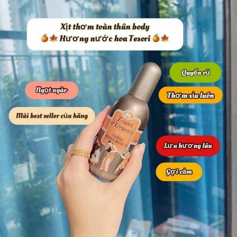 Xịt Thơm Toàn Thân Tesori 100ml