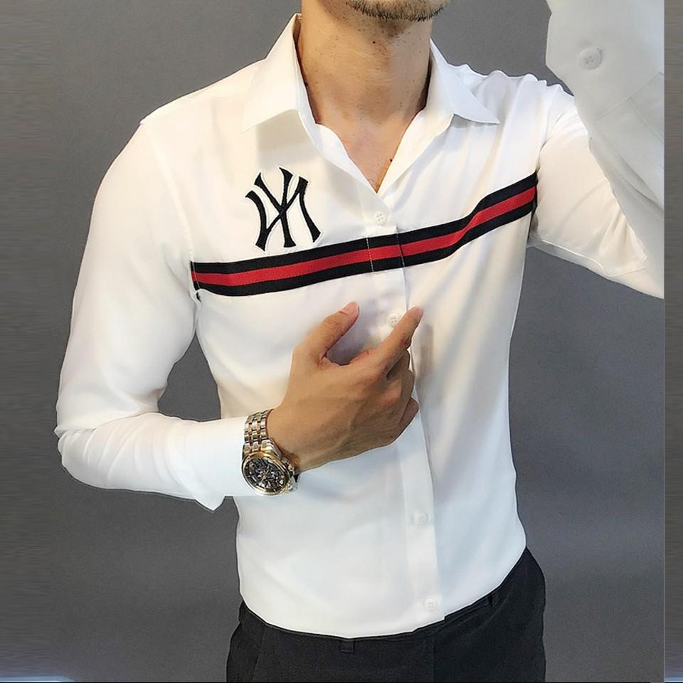 ÁO SƠ MI NAM TAY DÀI ĐẸP NEW YORK | NY CỰC PHONG CÁCH A50